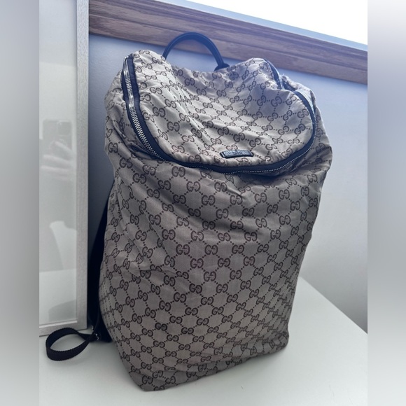 Gucci Monogram Canvas Backpack - Picture 4 of 13